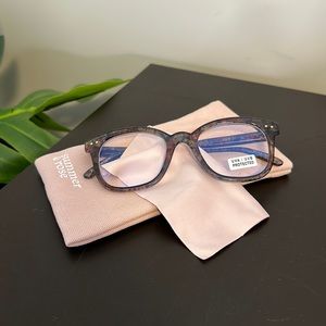 Summer & Rose Blue Blocker Floral Frame Glasses